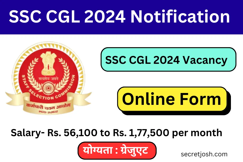 SSC CGL 2024 Notification PDF Download