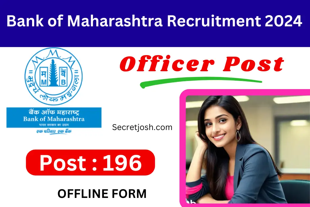 Bank of Maharashtra Recruitment 2024