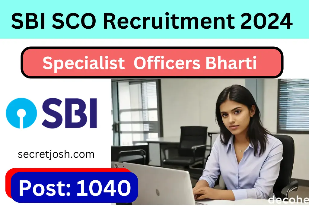 SBI SCO Recruitment 2024