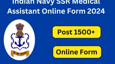 Indian Navy SSR Medical Assistant Online Form 2024