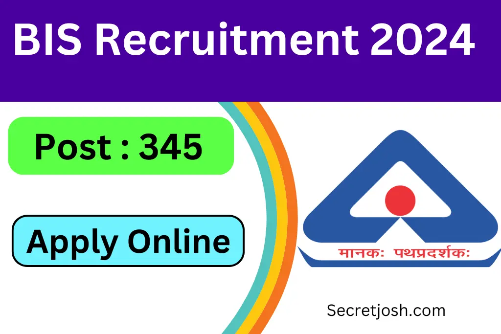 BIS Recruitment 2024 Apply Online 