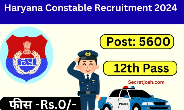 Haryana Constable Recruitment 2024