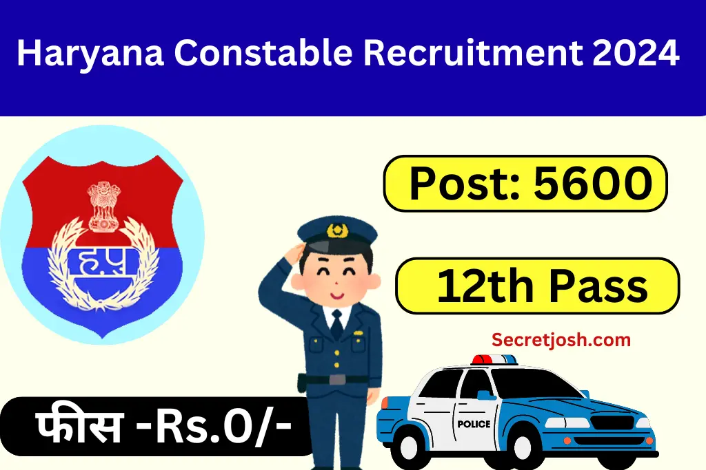 Haryana Constable Recruitment 2024