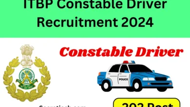 ITBP Constable Driver Recruitment 2024