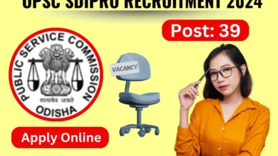 OPSC SDIPRO Recruitment 2024