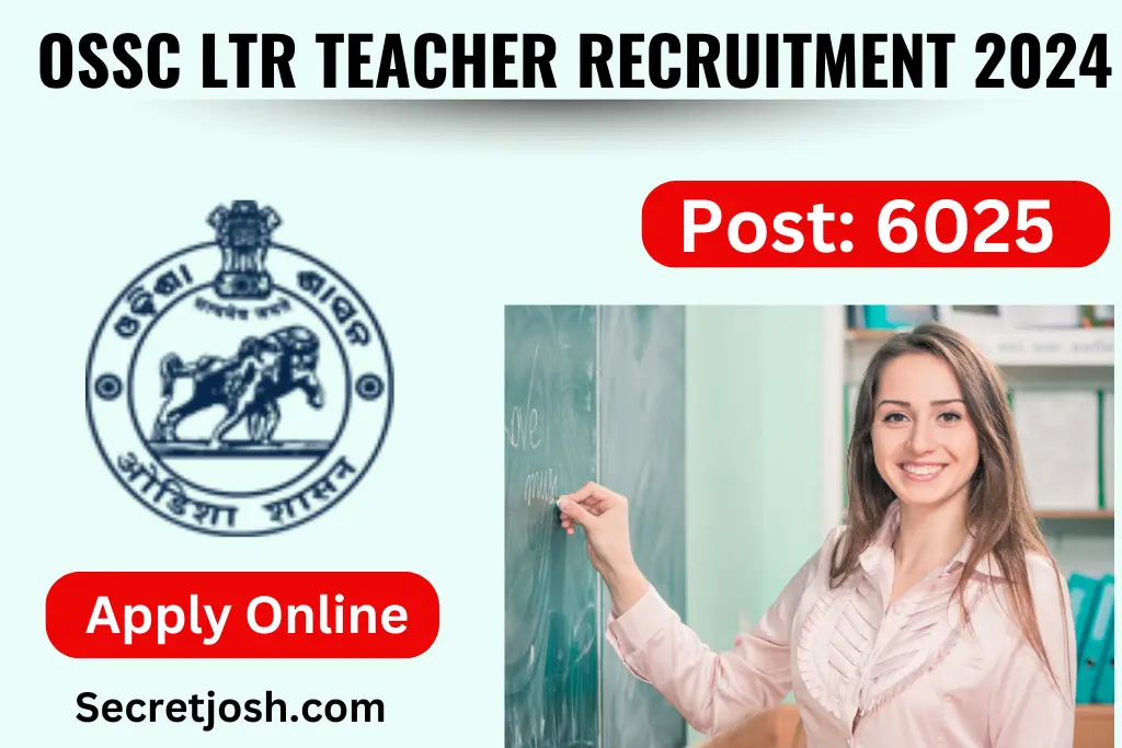 OSSC LTR Teacher Recruitment 2024